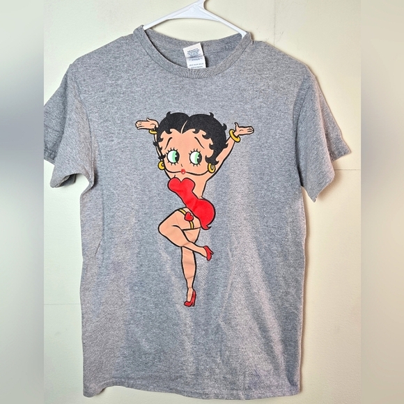 Men's Delta Pro Weight Betty Boop Short Sleeve T-shirt, Size Small - Picture 1 of 2